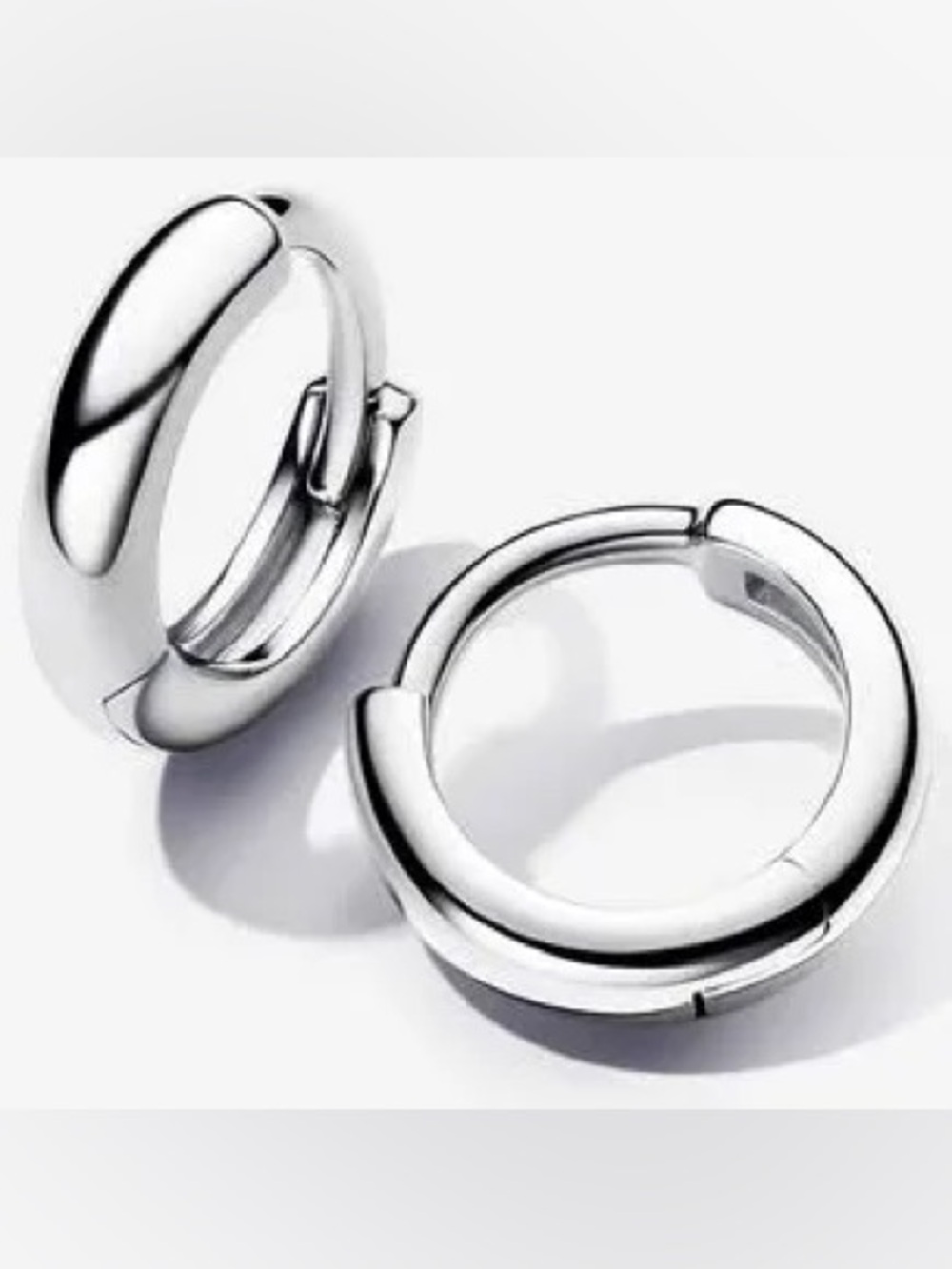 Classic Silver Hoop Earrings - Women Jewelry